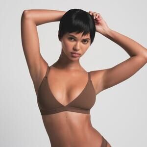 SKIMS FITS EVERYBODY Triangle Bralette - Jasper Size S NWT #1865